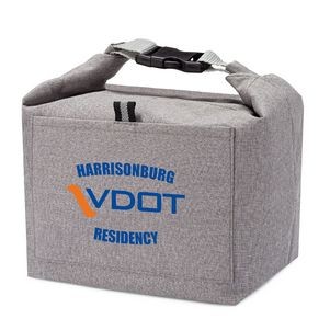 Insulated Lunch Cooler Bag w/ Exterior Pocket & Air Tight Seal