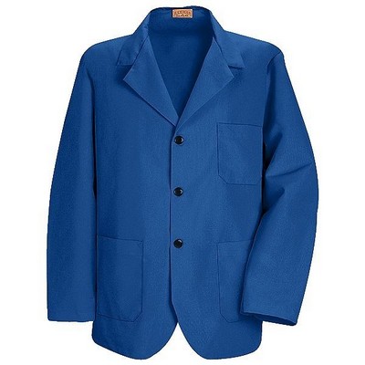 Red Kap™ Men's Three Button Lapel Counter Coat - Royal Blue