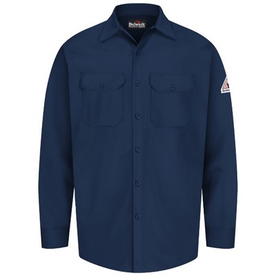 Bulwark™ Men's Work Shirt - Navy Blue