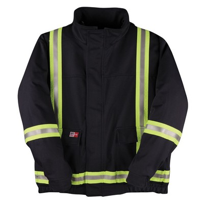 5.5 Oz. Dupont™ Nomex® Unlined Bomber Jacket w/Reflective Tape