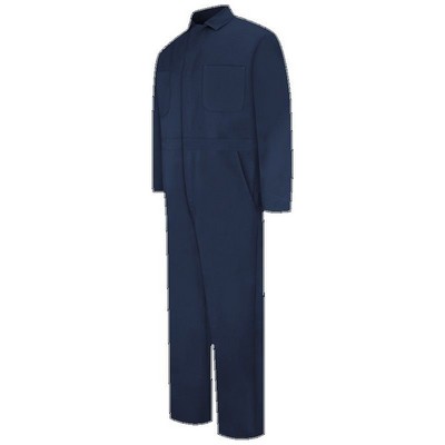 Red Kap™ Snap Front Cotton Coverall - Navy Blue