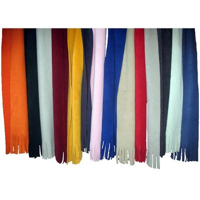 Canadian Made Right Tassel Fleece Scarf