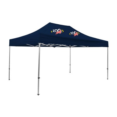 15' Premium Tent Kit (Imprinted, 2 Locations)