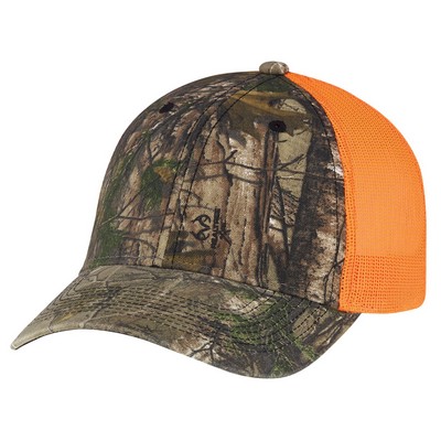 Enzyme Washed Brushed Polycotton/Soft Nylon Mesh Realtree XTRA® Cap