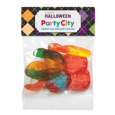 Haunted Header Bag w/ Witches Brew Gummy Mix (1 Oz.)