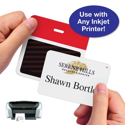 Large Blank Inkjet-Printable Expiring Badge Front Part, Rolls