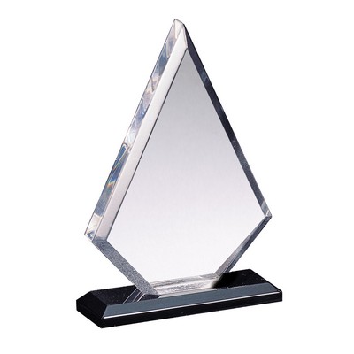 Clear Triangle Acrylic Award 7 1/2"H