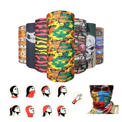 Polyester Multifunctional Head Scarf / Tube Bandana