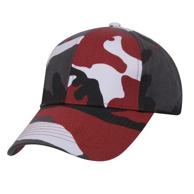 Red Supreme Camo Low Profile Cap