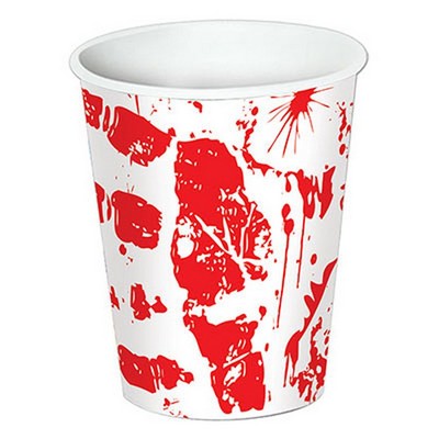 Bloody Handprint Beverage Cups