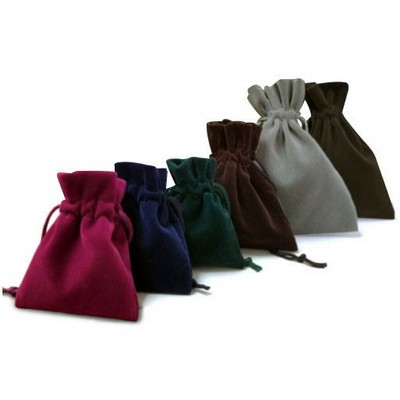 Royal Velveteen Drawstring Pouch (3 3/4"x4")