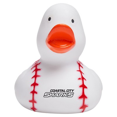 Baseball Rubber Duck