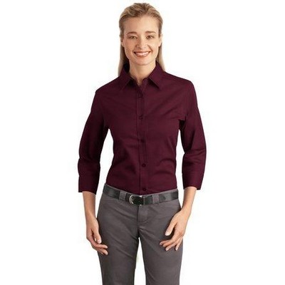 Port Authority® Ladies' Easy Care 3/4 Sleeve Shirt