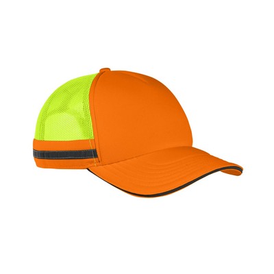 Big Accessories Safety Trucker Cap