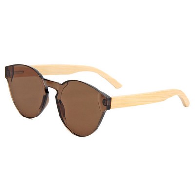 Bamboo Sunglasses - Brown Lenses