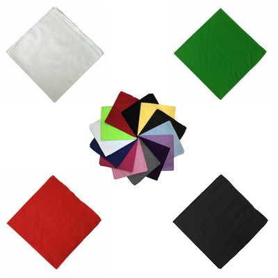 18" 100% Cotton Bandanas Headbands Cowboy Handkerchiefs