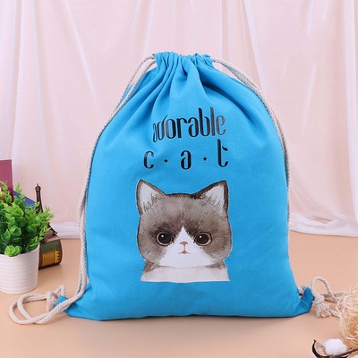 Double Shoulder Cotton Backpack