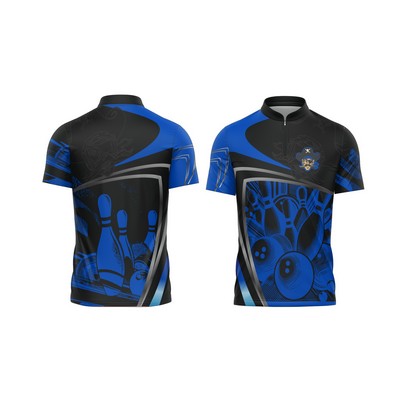 Full Sublimated Custom Bowling Jersey