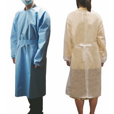 Non Surgical Isolation Gown with Elastic Cuff ( blank only )