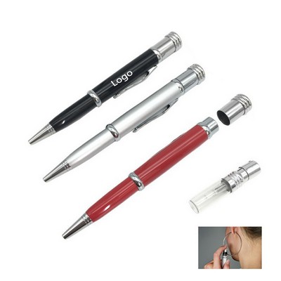 2 In 1 Metal Perfume Pen With Empty Perfume Spray Bottles