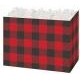 Large Buffalo Plaid Theme Gift Basket Box