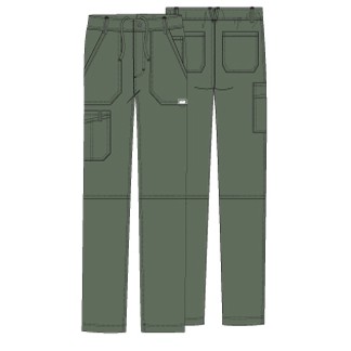 Cherokee® Men's Stretch Twill Fly Front Cargo Pants (Tall)