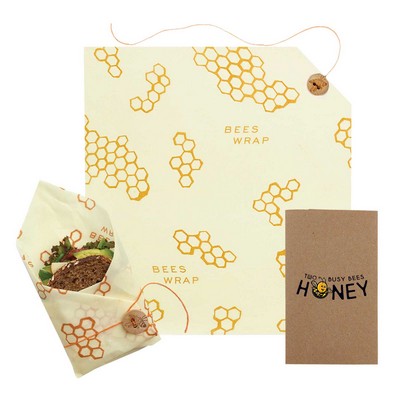 Bee's Wrap Large Sandwich Wrap w/Tie (13" x 13")