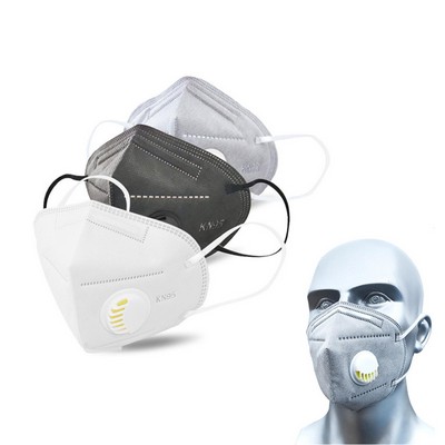 5-layer Disposable KN95 Face Mask With Breathing Valve