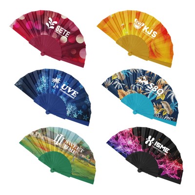 Plastic Folding Hand Fan