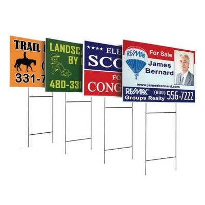 Customized Yard Sign (10" X 23")