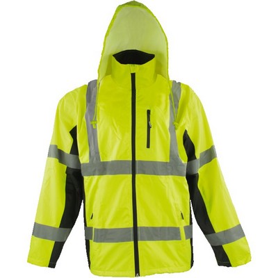 Hi-Vis ANSI Cass 3 Lightweight Safety Jacket