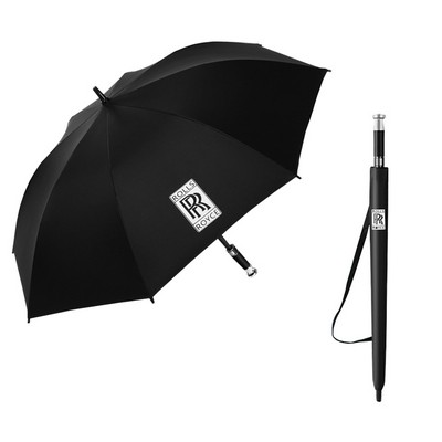 Enlarged Windproof Golf Umbrella with Metal Handle