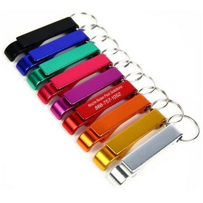 Bulk Aluminum Opener Keychain