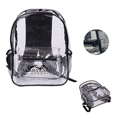 Fashion Pvc Clear School Backpack