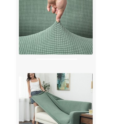 Solid Color Elastic Sofa Cover