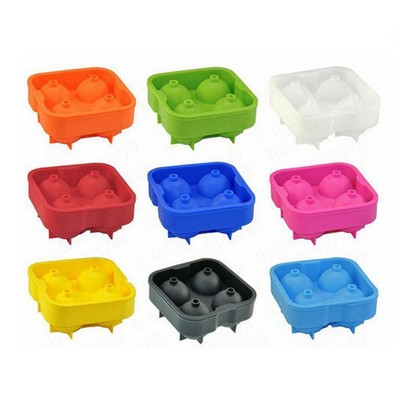 Food Grade Silicone 4 x 4.5cm Ice Ball Maker Mold