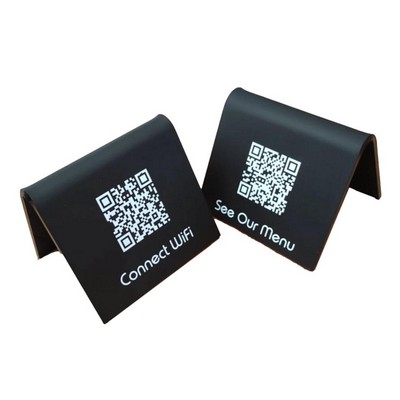 Mini Acrylic QR Menu And Table Stands