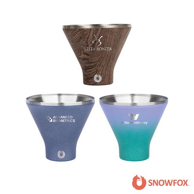 Snowfox 8 oz. Shimmer Finish Vacuum Insulated Martini Cup