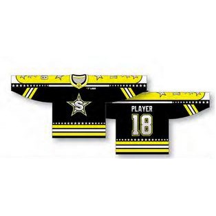 Pro Cut Hockey Jersey w/Striped Bottom Hem