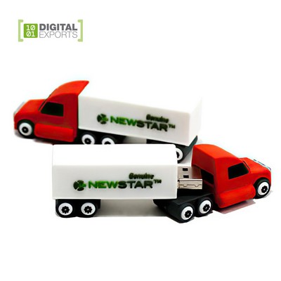 Customized 3D Truck-shaped USB Flash Drive