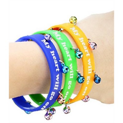 Silicon Jingle Bell Bracelets