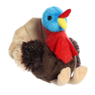 8" Thomas Turkey Mini Flopsie Stuffed Animal