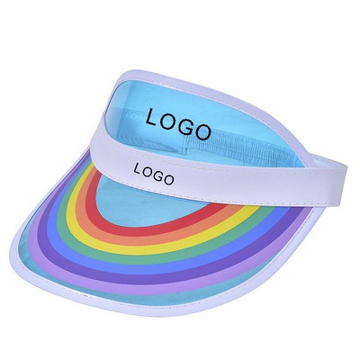 UV Protection Rainbow Cap Sun Visor