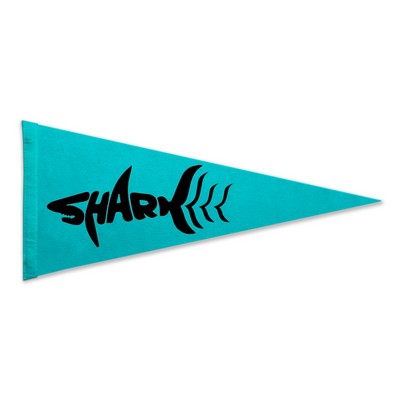 9"X24" Acrylic Stiff Felt Pennant without Pole