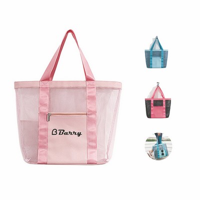 Beach Oversized Pool Mesh Tote Bag