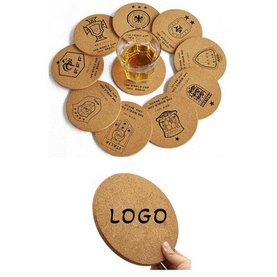 Round Cork Coaster