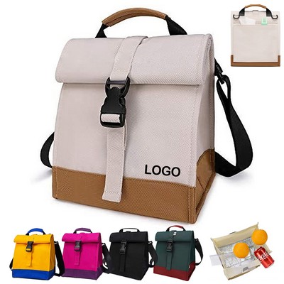 Insulated Lunch Bag With Adjustable Shoulder Strap