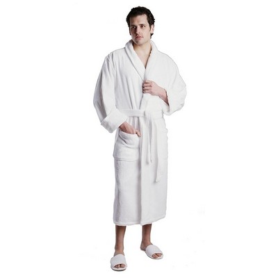 52" Luxe Premier Rolled Cuff Hotel Shawl Collar Robe