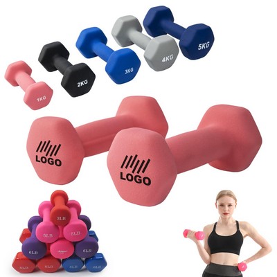 Neoprene Coated Dumbbell Hand Weight Set