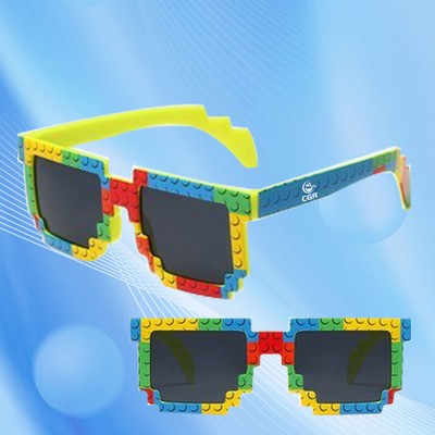 Funny Blocks Building Brick Sunglass